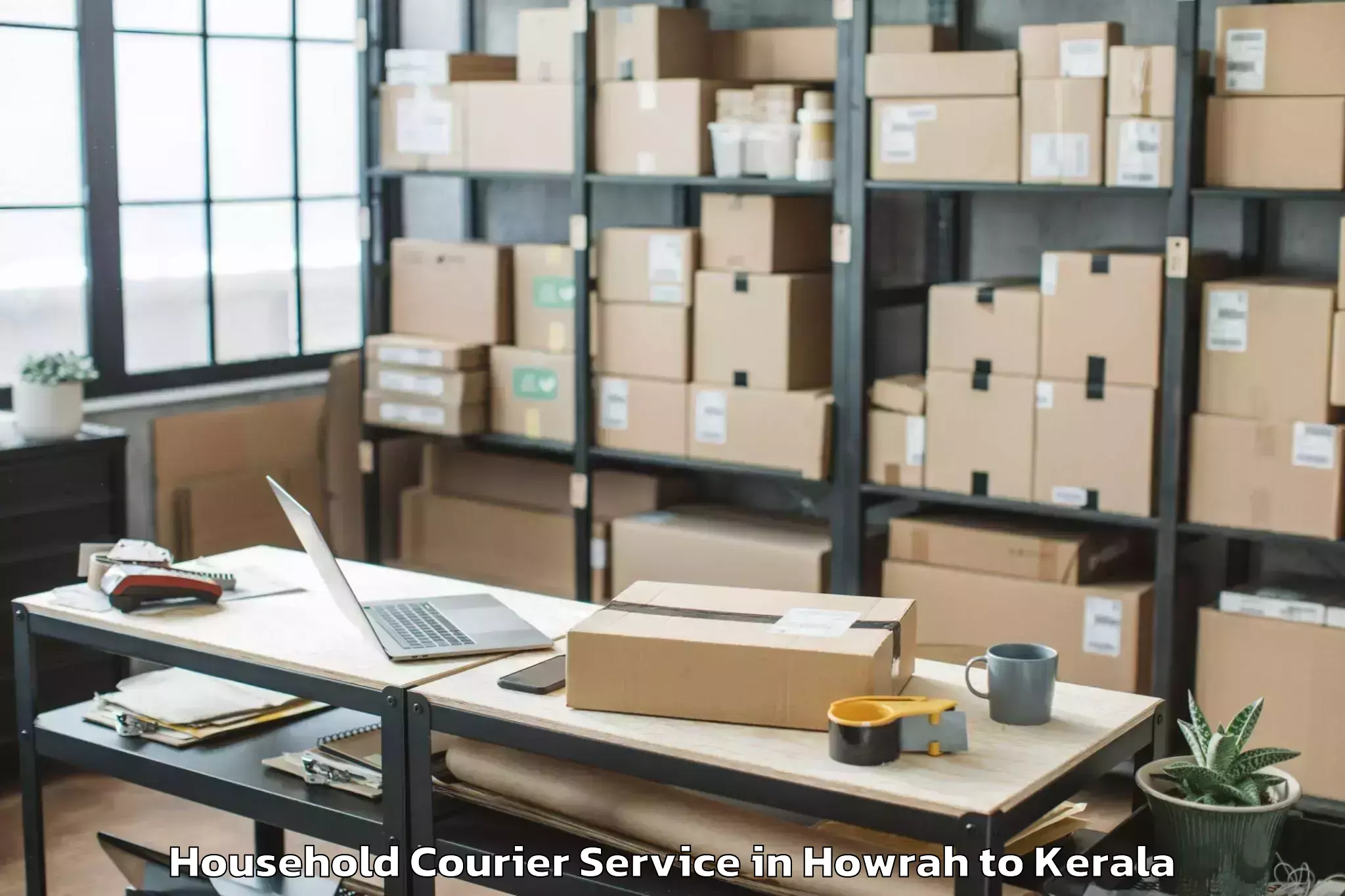 Trusted Howrah to Kumbalam Household Courier